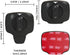 Snowharp (Black-1Pcs) Knob Switch Child Proof Oven Lock Baby Safety Oven Door Lock for Toddlers Heat-resistant Adhesive