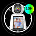 FOSA 3MP 360 Video Baby Camera, Security Camera AI Voice Wake Up Humanoid Movement Tracking, Degree Panoramic