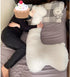 Hofun4U 39 Inch Llama Plush Pillow, Alpaca Stuffed Animal, Christmas Holiday Birthday Gift (White)