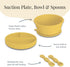 Set 6+ Little Loon Baby Led Weaning Starter Complete Silicone Feeding Kit for Months - Baby Plates, Bibs, Spoons