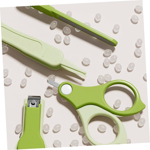 Set Trimmer Nail Clipper and for Newborns Portable Nail Grooming Kit with Filer Safe Green Healthcare Travel Kit