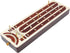 2 Track Continuous Cribbage Board - Inlaid in Bloodwood, Size: 12.5 Inches with Storage Drawer for Pegs and Score