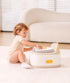 kindsgut 3-in-1 Setup Portable Potty Trainer for Travel & Home, Convertible Potty Training Seat with Step Stool