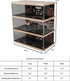 3-Tiers Vehicle Model Display Case 1:64 Scale for Sports Car and Lego Collectors, Alloy Car Model Toy Stand