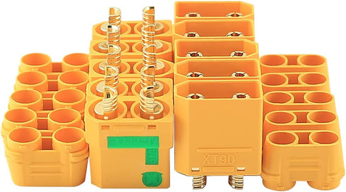 10Pcs Amass XT90 Connector Update XT90S Anti-Spark Male Female for RC FPV Lipo Battery
