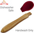 Babynow Bamboo Baby Spoons Pack of 2, Self-Feeding Supplies for 6+ Months Babies & Toddlers in Soft Tip Designs BURGUNDY