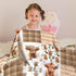 Highland Cow Baby Blanket, Western Minky Blankets for Boys Girls, Nursery Room Decor, Soft Warm Lightweight Nursery Bed