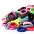 Baby Hair Ties, Cotton Toddler Hair Ties for Girls, Seamless Hair Bands, Elastic Ponytail Holders, Diameter 0.97 Inch