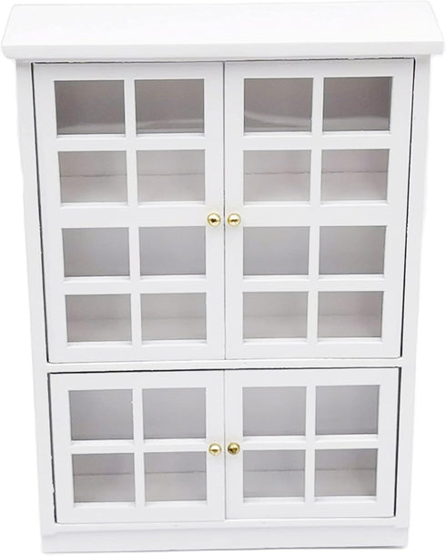 SXFSE Dollhouse Decoration Accessories,1:12 Dollhouse Furniture Miniature Bookshelf Cabinet Living Room Pretend Toy