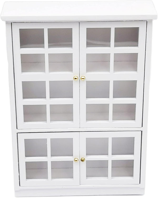 SXFSE Dollhouse Decoration Accessories,1:12 Dollhouse Furniture Miniature Bookshelf Cabinet Living Room Pretend Toy