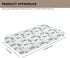 Wicbfdfv 52x28x9 Cute Bear Golf Cart Blue Baby Crib Sheet for Boys Girls in Bears Sport Golfing Flag Club Fitted Crib