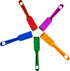 Magnetic Bingo Wands 7.5" with Magnet Bar, 5 Colors Educational Tool for Collecting Paper Clips and More