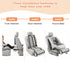 Blublu Park Inflatable Car Seat Foot Rest for Kids, Portable Car Foot Rest with Adjustable Straps, Carseat Accessories