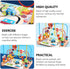 Alasum Toddler Car Toys, Bead Maze Toy, Funny Round Wooden Roller Coaster for Kids