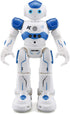 WEECOC RC Robot Toys Gesture Sensing Smart Robot Toy for Kids Can Singing Dancing Speaking Christmas Birthday (White)