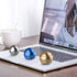 Kinetic Desk Toy - Anxiety Relief Fidget Toy for Office Adults, Blue Optical Illusion (39MM)