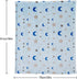 30"x36" Bunnikins & Clover Lightweight Plush Flannel Baby Blanket Super Soft for Boys and Girls, Kids Floral Fleece