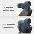 4-Way Car Headrest Pillow, Adjustable Car Headrest,Thickened Memory Foam Road Pal Headrest, Neck Support Pillow, U