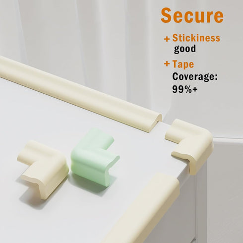 Fozobaiy Baby,(6.5ft 4Corners),Baby Foam Table Edge and Corner Guards for Edge Proofing Soft Corner