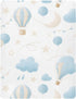 CEBUGI Pack Stretchy Crib Sheet for Baby Boy Girl,Hot Air Balloon Portable Mini Fitted N Play Playard Sheet