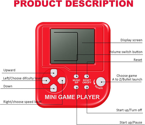 24 Pack Video Game Party Favors, Video Game Keychain Birthday Party Supplies for Kids