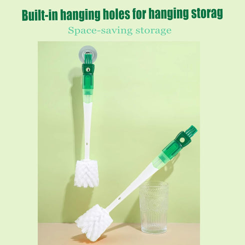 BOBOAR Brush,5-in-1 Set Water Bottle Cleaner Bottle Scrubber Brush for Cleaning Bottles
