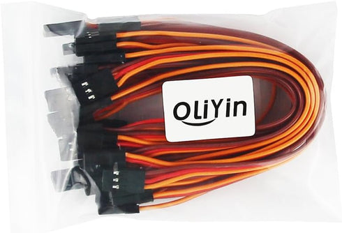20pcs 5.90inch 22awg Male to Male Lead Plug Servo Extension Wire for RC Model Aircraft