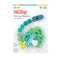 Nuby All Silicone Teether with Bonus Silicone Pacifinder with Clip - 3+ Months, 1pk,Monstera Leaf