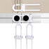 WENPENG Sliding Cabinet Locks for Baby, Baby Proofing Adjustable U-Shaped Baby Safety Latches