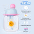27oz Toddler Water Bottle, Tritan Sports Water Bottle with Straw, Plastic Water Bottle with Soft Strap, Kids Water