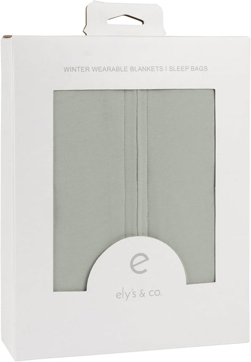 1.0 Ely's & Co. Winter Sleep Sack, Wearable Blanket with Soft Quilting, Transitional Swaddle for Baby Boy/Girl, TOG
