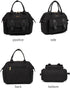 MEYTEILAY Diaper Bag Tote Baby Changing Bag Large Baby Bags for Mom Multifunction Travel Nappy Bag Small Black
