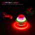 TOYANDONA 3 Pcs LED Light Up Spinning Top Toys, Flashing Music Spinning Tops for Kids Birthday Party Favors
