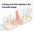 6 In1 Set Baby Bottle Brush Kit,Portable Silicone Bottle Brush Cleaner with Straw Brush,Nipple Brush,Drying Rack,Soap