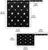 Haskirky 2 Night Stars Black Pcs Cloth Diaper Wet Dry Bags,Waterproof and Washable Bag for Travel Reusable Wet Bag