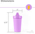 10 Oz Set 4, Re-Play Spill-Proof Sippy Cups for Toddlers - Kids Reusable of Dishwasher & Microwave Safe, Made in USA
