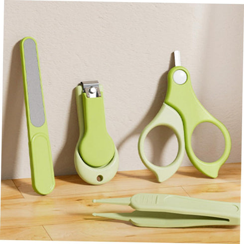 VANZACK Set Trimmer Nail Clipper Fingernail Clippers Newborn Nail Kit with Safety Guard Portable Healthcare