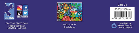Ceaco Liselle Larsen Fantasy Gardens 300 Oversized Piece Jigsaw Puzzle