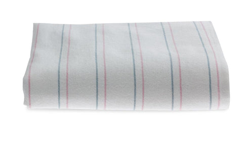 Medline Candystripe Stripe Baby Blanket, Classic Design, 100% Cotton, Soft, Cuddly, Swaddling,
