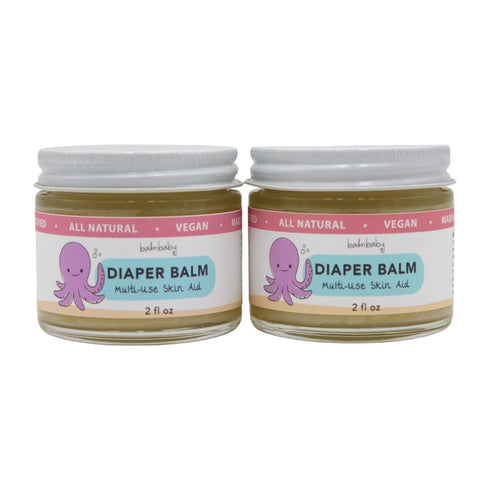 Diaper Balm by Balm Baby Natural Diaper Rash Cream & Multipurpose Baby