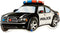 Toyland 37" Black Police Car Supershape Foil Balloon for Boys Birthday