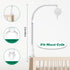 LIUDHPSP 23 inch Baby Crib Mobile Bed Bell Holder Arm Bracket, with Music Box, The Claw Part can be Adjusted Width-DIY