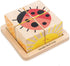 Tender Leaf Toys Baby Blocks - 5 Pieces My First Wooden Jigsaw Puzzle with Storage Tray for Toddlers 18M+