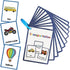 Lachilly English Words Learning Flashcards, 10 Cards with 18 High Frequency Words for Kindergarten Teaching Materials