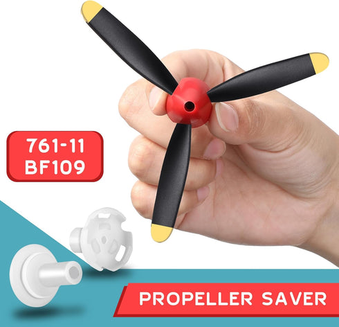 Outus 6 Sets 3 P40 761-13 Spare Rc Plane Propellers Blade Propeller Compatible with Fighter Remote Control Plane Radio