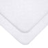 American Baby Company 2 Pack Waterproof Flat Reusable Bassinet Mattress Pad Protector, White, 15" x 33"