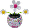 White Solar Dancer Figure - Solar Powered Dancing Car Dashboard Decor for Home and Desk