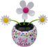 White Solar Dancer Figure - Solar Powered Dancing Car Dashboard Decor for Home and Desk