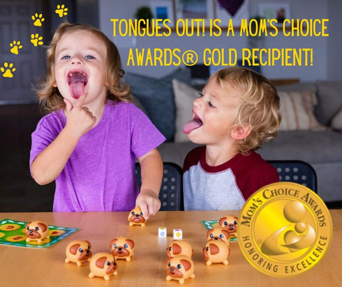 BLUE ORANGE GAMES Tongues Out! Educational Game for Preschool and Children, 2-4 Players, Ages 4+
