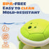 5 1-3 Sizobi Baby Bath Toys, Rechargeable Turtle Bath Toy Sprinkler for Toddler with Rings, Bathtub Fountain Spray